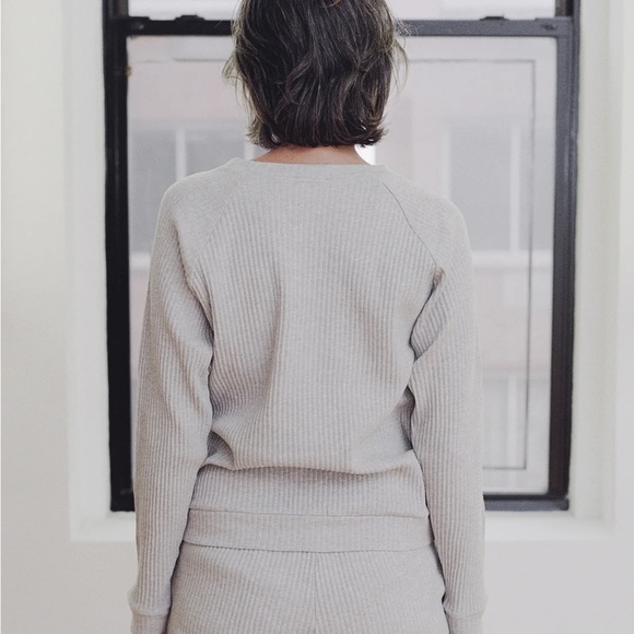 Baserange basic rib sweatshirt - Picture 3 of 7